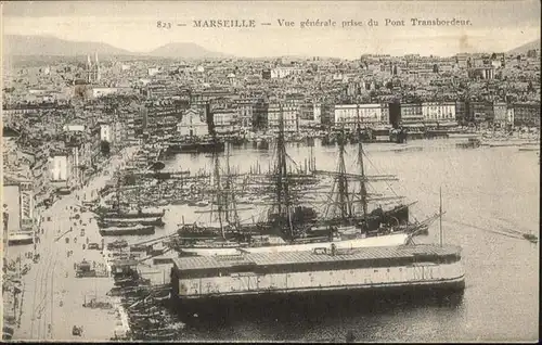 ca14513 Marseille Pont Transbordeur Kategorie. Marseille Alte Ansichtskarten