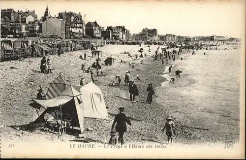 Le Havre Plage Heure des Bains