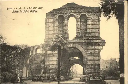 Bordeaux Ruines du Palais Gallien