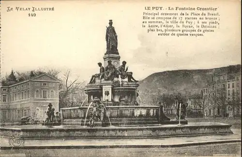 Le Puy Brunnen Place Breuil