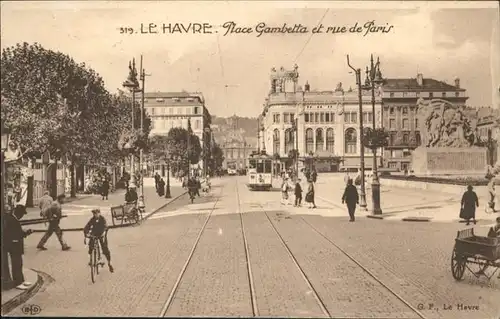 Le Havre Place Gambetta Strassenbahn 