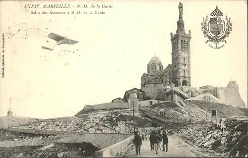 ca14755 Marseille Flugzeug  Kategorie. Marseille Alte Ansichtskarten