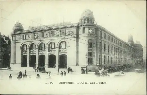 ca14918 Marseille Hotel Postes Kutsche  Kategorie. Marseille Alte Ansichtskarten