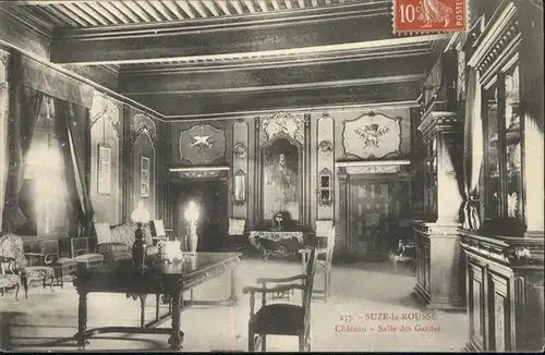 Suze-la-Rousse Chateau Salle des Gardes