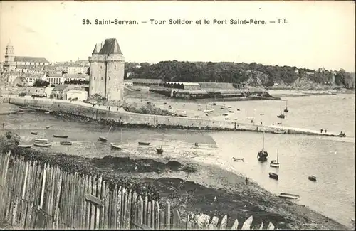 Saint-Servan Ille-et-Vilaine Port Saint Pere 