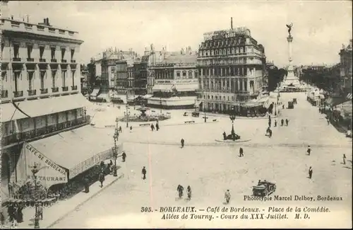 Bordeaux Cafe Place la Comedie 