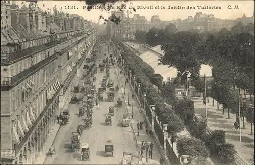 Paris Rue de Rivoli Tuileries 