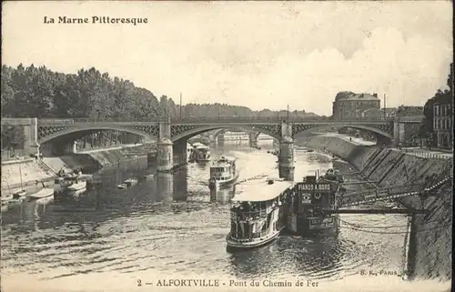Alfortville Pont Chemin de Fer 