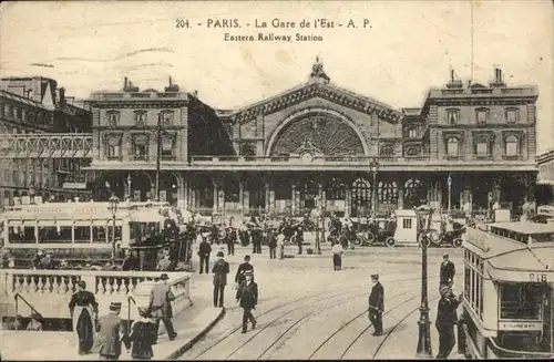 Paris Eastern Rallway Station Strassenbahn 