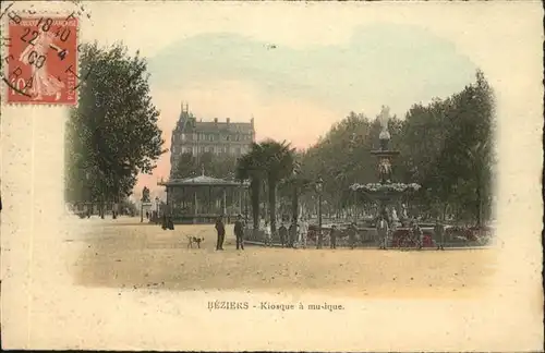 Beziers Kiosque musique Hund