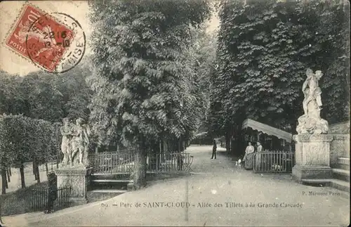 Saint-Cloud Hauts-de-Seine Allee Tillets Grand Cascade