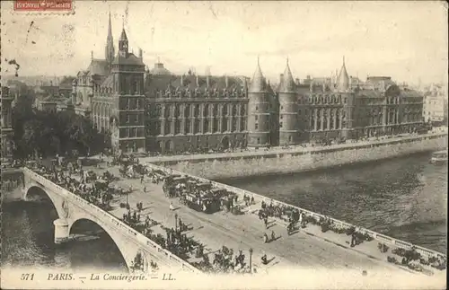 Paris Conciergerie Bruecke 