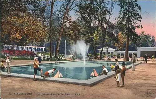 Aix-les-Bains Parc Springbrunnen