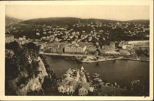 ca15702 Nice Alpes Maritimes Port Mont Boron Kategorie. Nice Alte Ansichtskarten