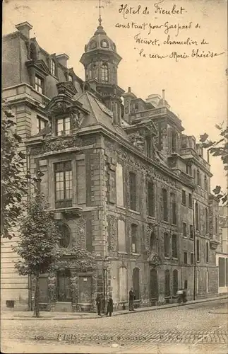 Paris Hotel de Fieubet / Paris /Arrond. de Paris