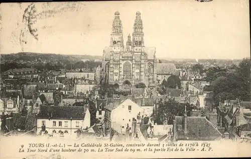Tours Indre-et-Loire Cathedrale St.-Gatien / Tours /Arrond. de Tours