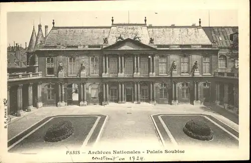 Paris Archives Nationales
Palais Soubise / Paris /Arrond. de Paris