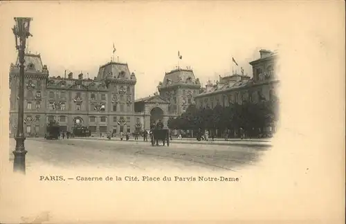Paris Caserne de la Cite
Place du Parvis  Notre-Dame / Paris /Arrond. de Paris