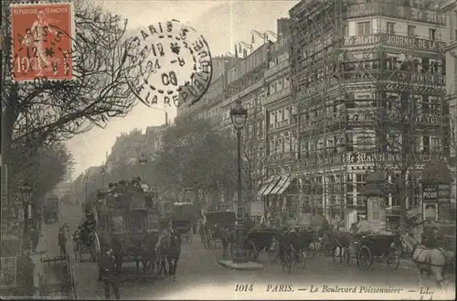 Paris Boulevard Poissonniere / Paris /Arrond. de Paris