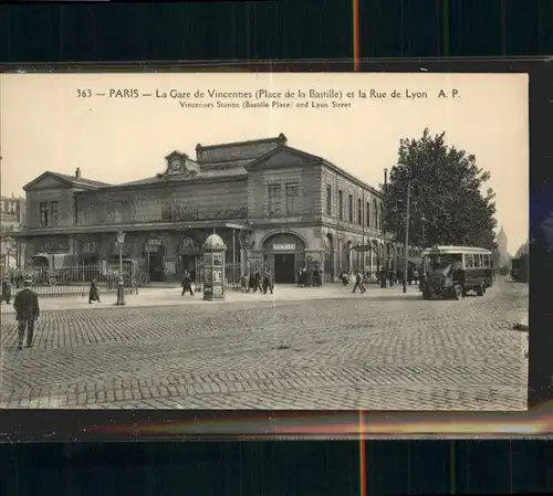 Paris Gare de Vincennes
Place de la Bastille / Paris /Arrond. de Paris