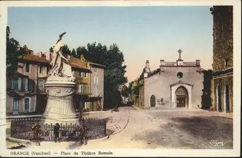 Orange Place du theatre Romain / Orange /Arrond. d Avignon