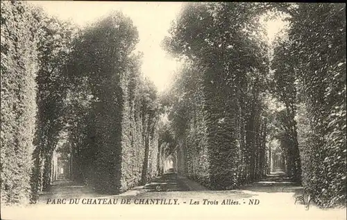 Chantilly Parc du Chateau de Chantilly  / Chantilly /Arrond. de Senlis