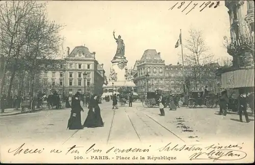 Paris Place de la Republique / Paris /Arrond. de Paris