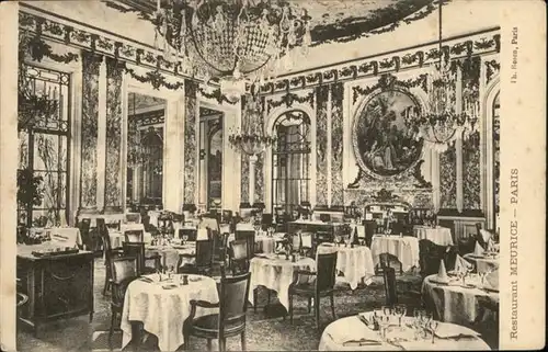 Paris Restaurant Meurice / Paris /Arrond. de Paris