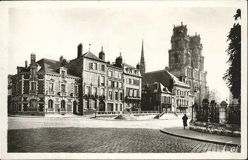 Orleans Loiret Place de l`Etaps 
Cathedrale / Orleans /Arrond. d Orleans