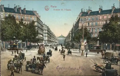 Paris Avenue de l`Opera / Paris /Arrond. de Paris