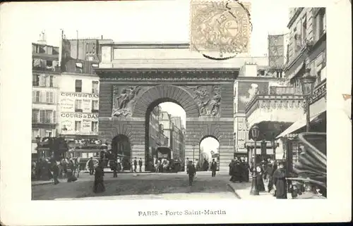 Paris Porte Saint-Martin / Paris /Arrond. de Paris