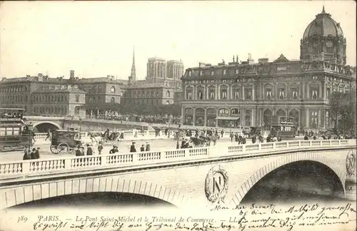 Paris Pont St. Michel
Tribunal de Commerce / Paris /Arrond. de Paris