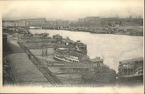 Paris La Seine à Austerlitz / Paris /Arrond. de Paris