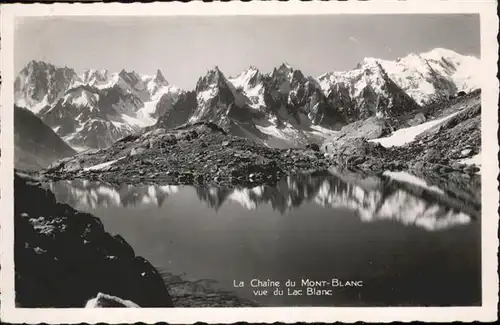 Mont Blanc Chaine du Mont Blanc / Chamonix-Mont-Blanc /Arrond. de Bonneville