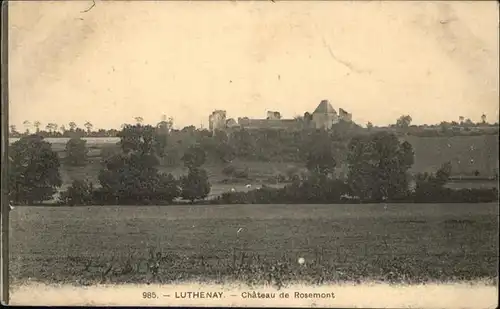 Luthenay-Uxeloup Cahtau de Rosemont / Luthenay-Uxeloup /Arrond. de Nevers