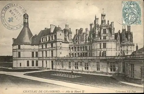 Chambord Blois Chateau
aile de Henri II / Chambord /Arrond. de Blois