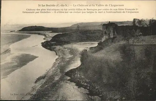 Le Guildo Chateau et la Vallee de l`Arguenon / Crehen /Arrond. de Dinan