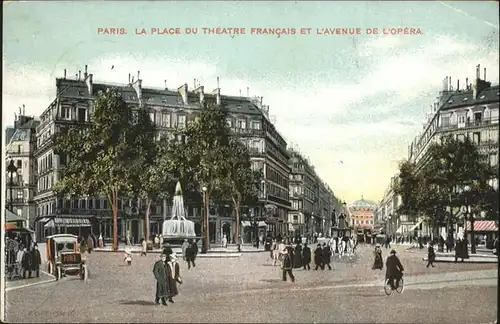 Paris Place du Theatre Francais
Avenue de l`Opera / Paris /Arrond. de Paris