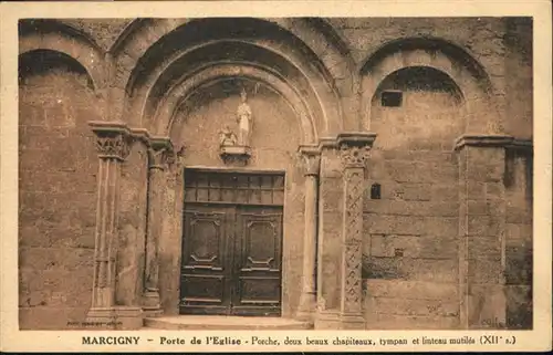 Marcigny Porte de L`Eglise / Marcigny /Arrond. de Charolles