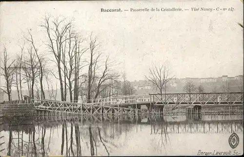 Baccarat Passerelle de la Cristallerie / Baccarat /Arrond. de Luneville