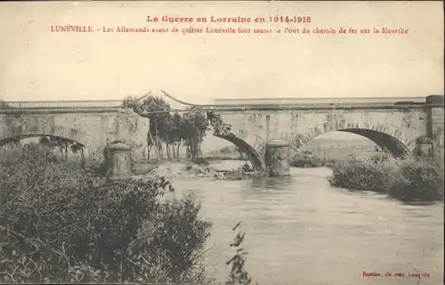 Luneville Guerre en Lorraine en 1914-1915 / Luneville /Arrond. de Luneville