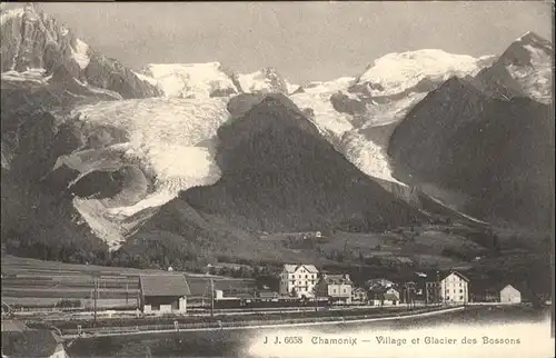 Chamonix Village 
Glacier des Bossons / Chamonix-Mont-Blanc /Arrond. de Bonneville