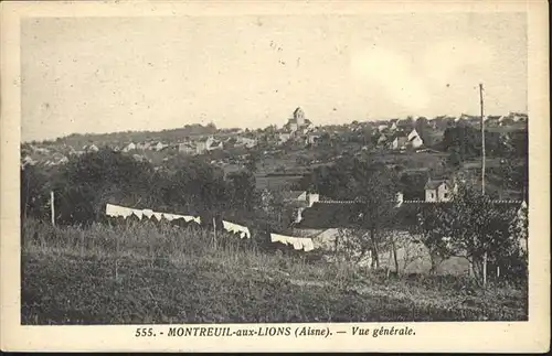 Montreuil-aux-Lions Vue generale / Montreuil-aux-Lions /Arrond. de Chateau-Thierry