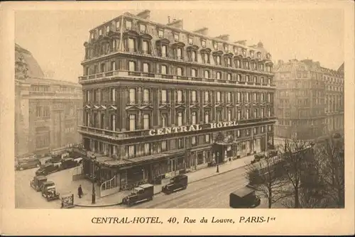 Paris Central-Hotel
40, Rue du Louvvre / Paris /Arrond. de Paris