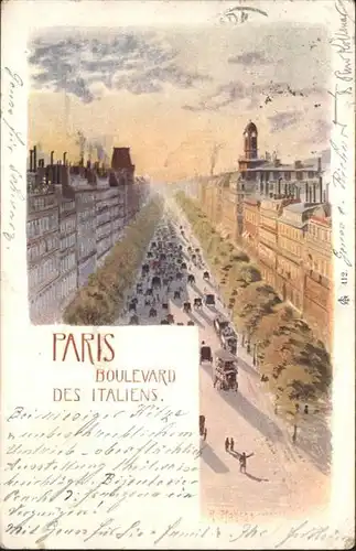 Paris Boulevard des Italiens / Paris /Arrond. de Paris