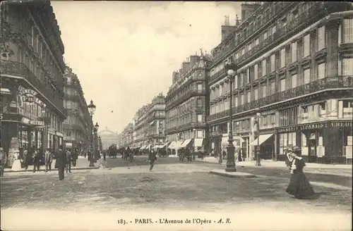 Paris Avenue de L`Opera / Paris /Arrond. de Paris