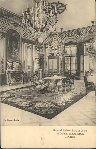 Paris Hotel Meurice
Grand Salon Louis XVI / Paris /Arrond. de Paris