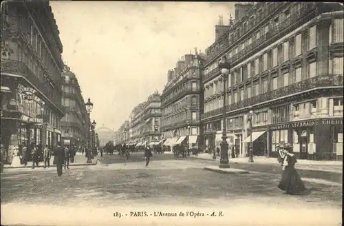 Paris Avenue de l`Opera / Paris /Arrond. de Paris
