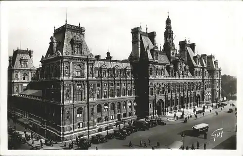 Paris Ses Merveilles Hotel de Ville Tawn Hall  / Paris /Arrond. de Paris