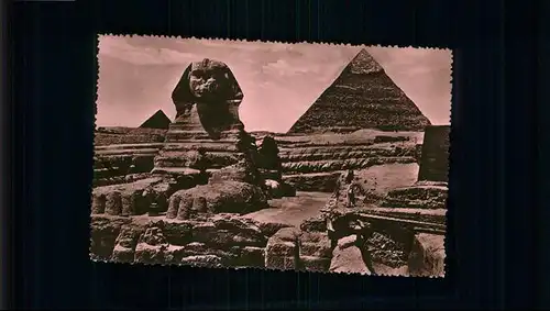 Le Caire Sphinx Pyramides / Le Caire /Arrond. de Forcalquier
